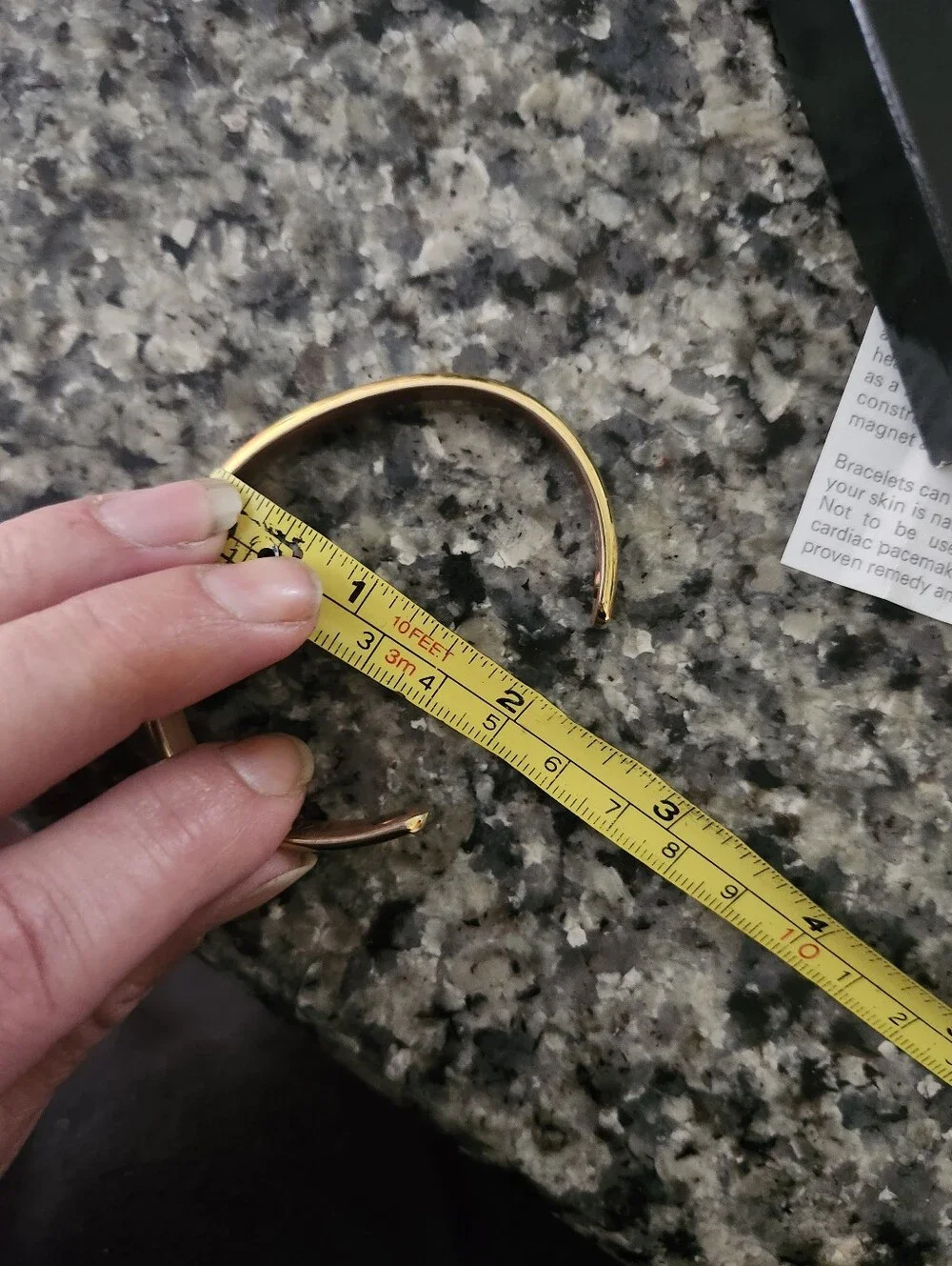 24k Gold Ecetroplated Copper Therapeutic Magnetic Therapy Two Tone Cuff Bracelet